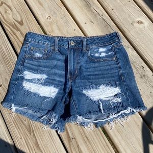 American Eagle distressed, short. Lightly used